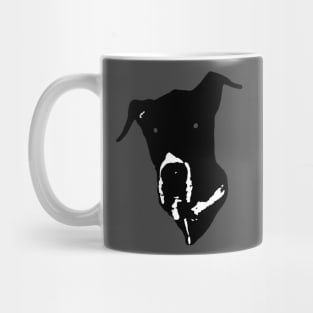 Silhouette of a Dane Mug